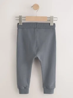 Grijs/zwart/groen - Verpakking van 5 joggingbroeken (3mnd-7jr)