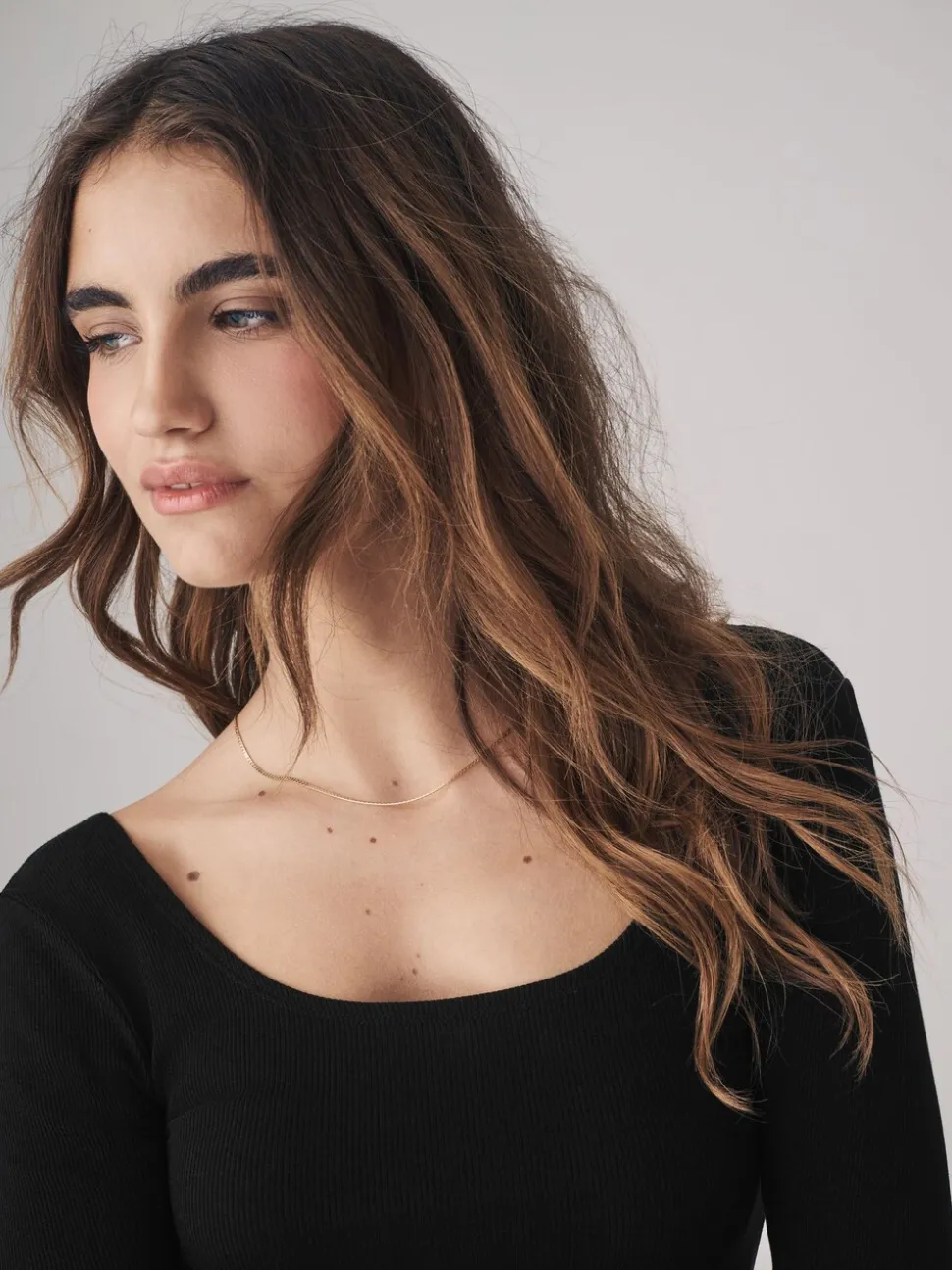 Grijs/zwart/wit - The Set 3 Pack Ribbed Long Sleeve Bodysuits