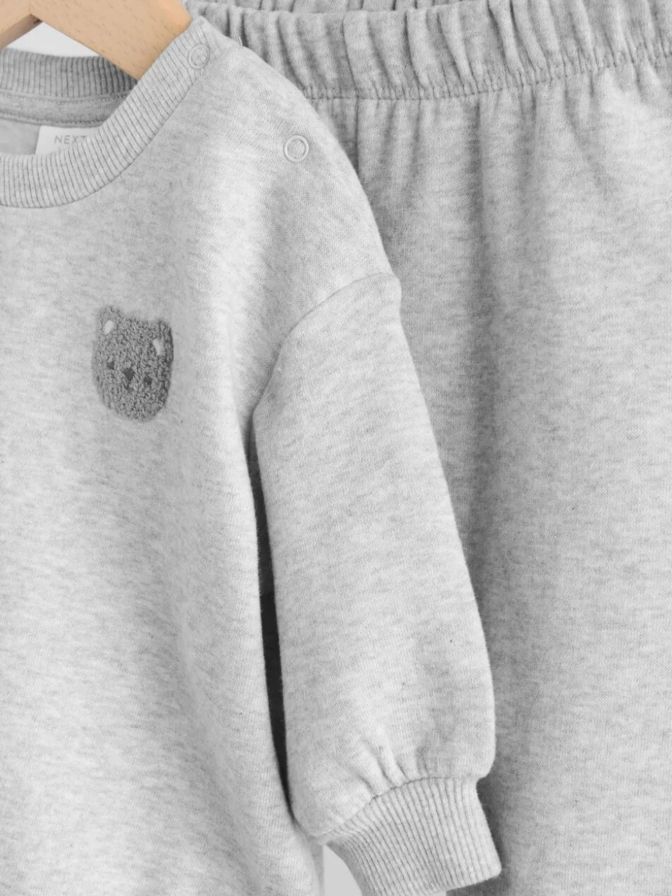 Grijze beer - Baby sweatshirt en joggingbroek set (0mnd-2jr)