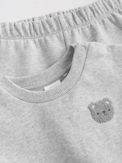 Grijze beer - Baby sweatshirt en joggingbroek set (0mnd-2jr)