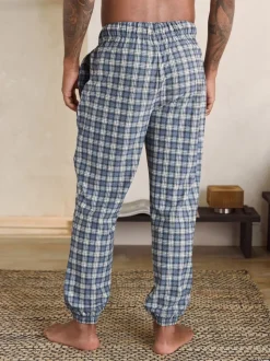 Grijze Grindle-ruit - MotionFlex - Behaaglijke pyjamabroek met boorden