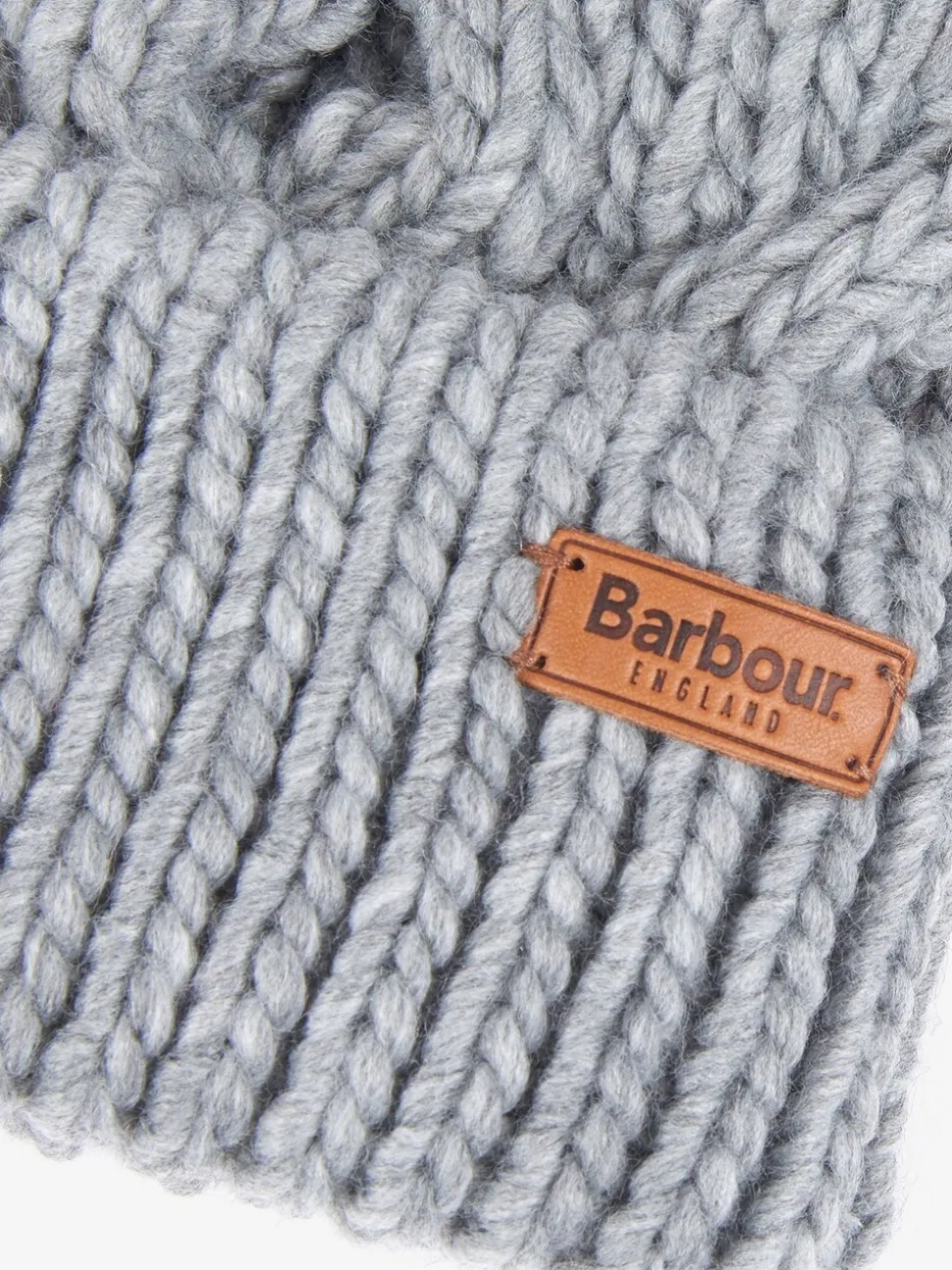 Grijze Penshaw - Barbour® Pom Benie Hat