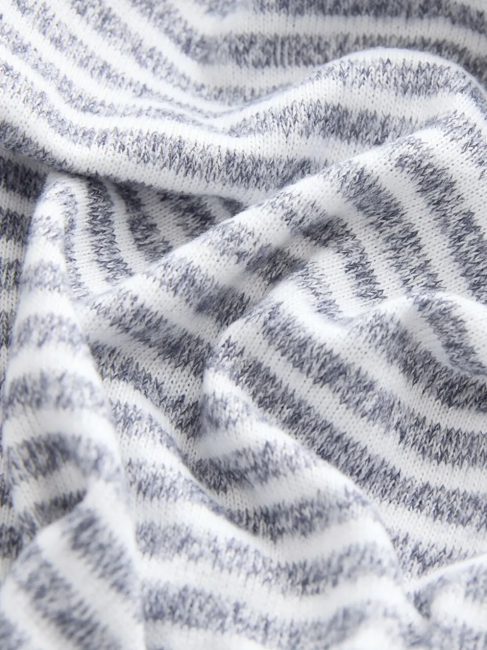 Grijze streep - Cosy Lightweight Dressing Gown