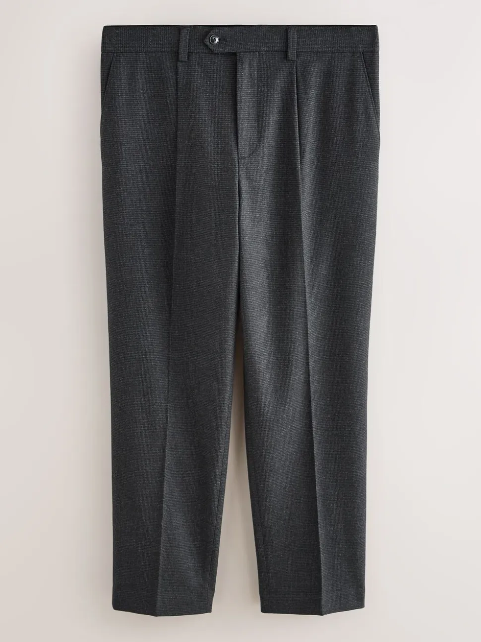 Grijze textuur - Straight fit - Smart Textured Trousers