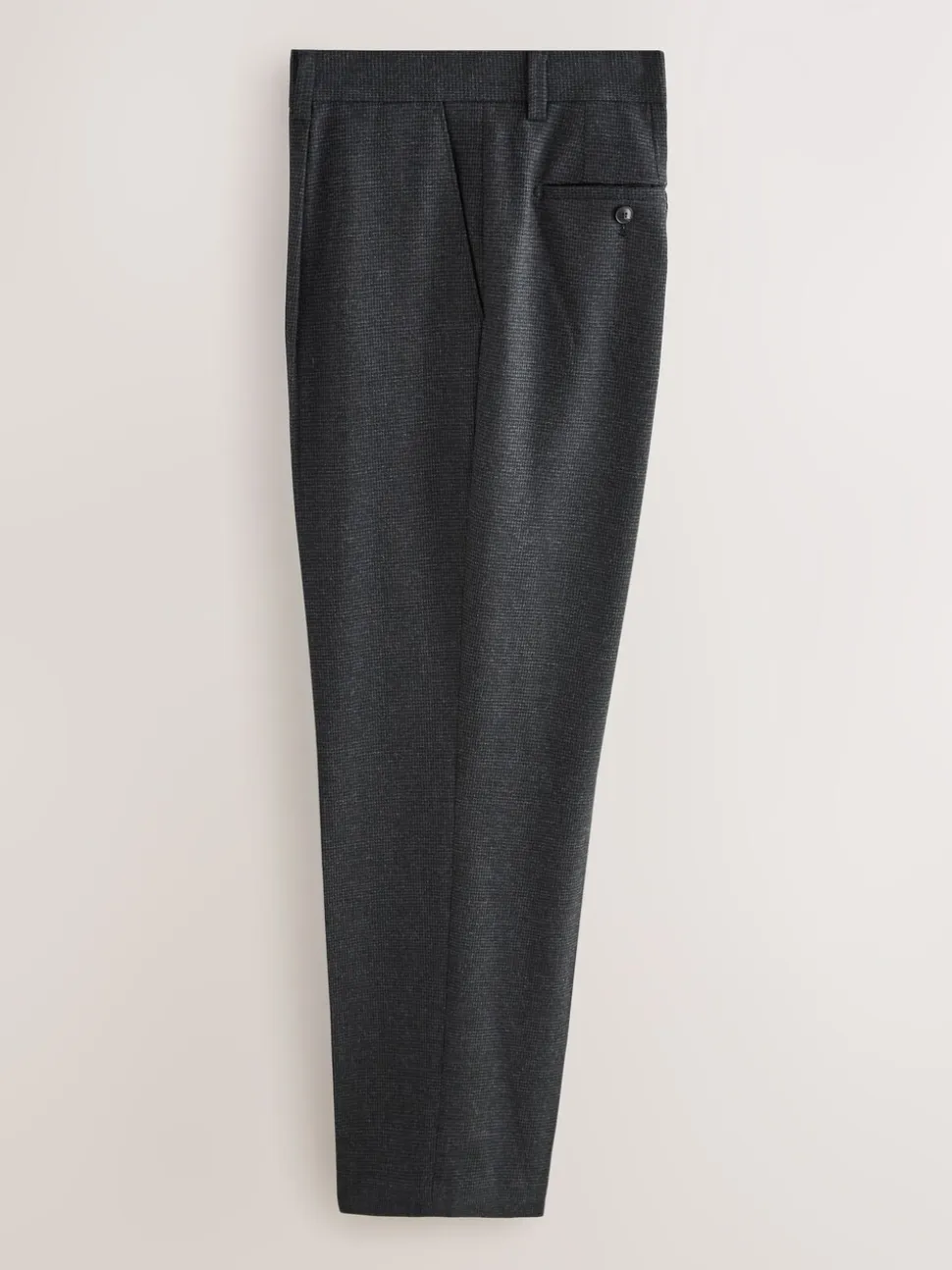 Grijze textuur - Straight fit - Smart Textured Trousers
