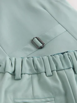 Groen - Baker By Ted Baker set van overhemd, gilet en short