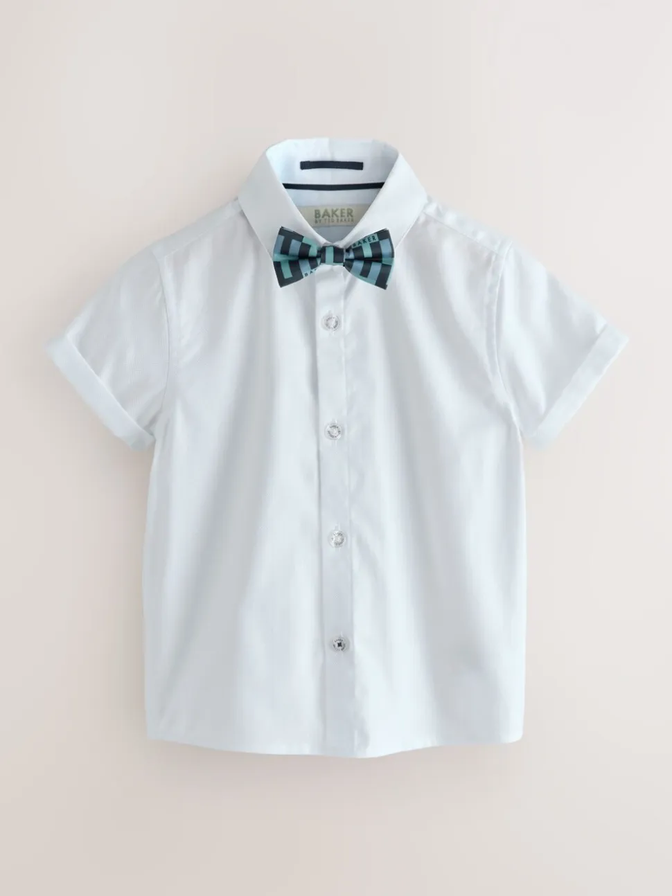 Groen - Baker By Ted Baker set van overhemd, gilet en short