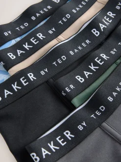 Groen - Baker by Ted Baker jongens boxershorts verpakking van 5