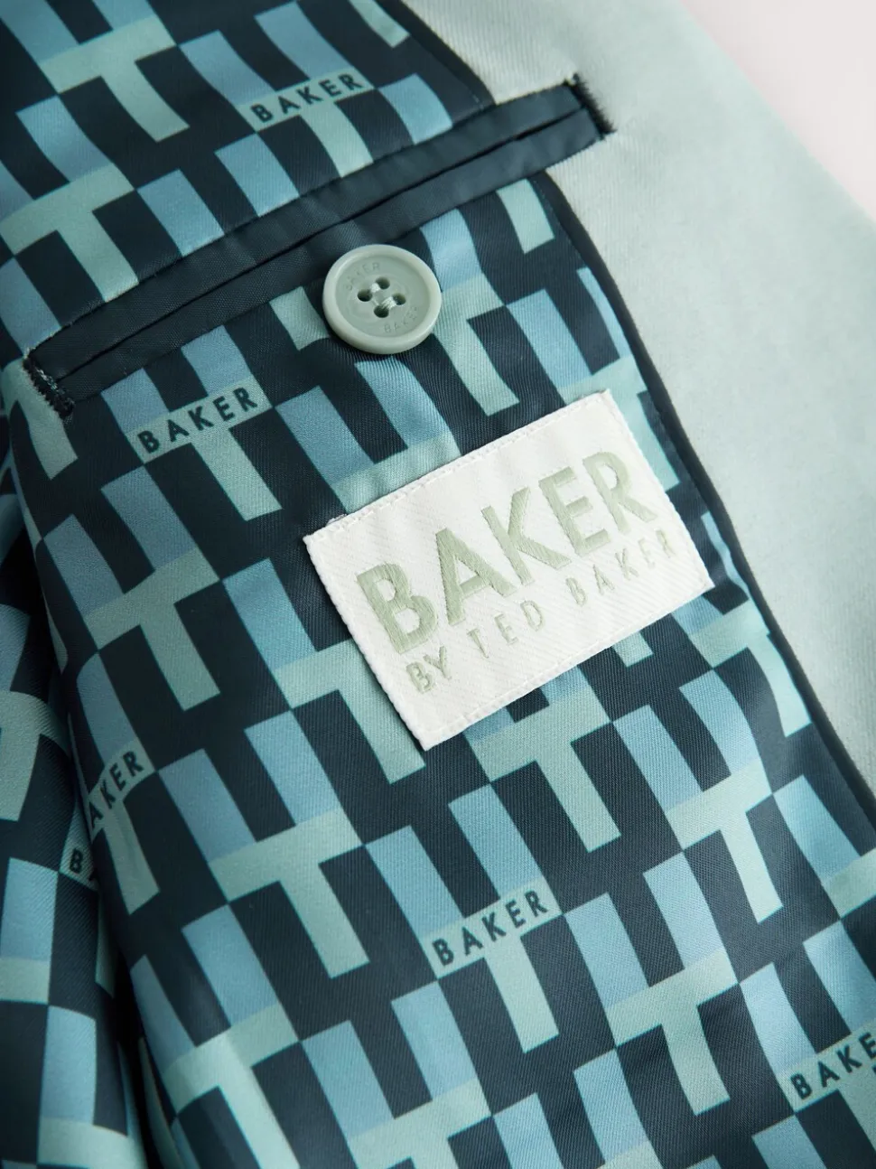 Groen - Baker By Ted Baker kostuumjasje