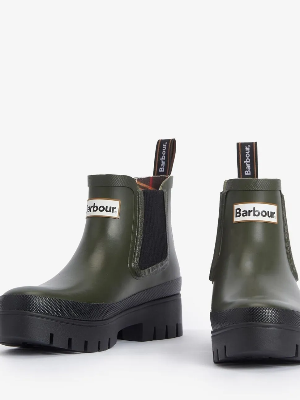 Groen - Barbour® Halton Chelsea Wellington laarzen