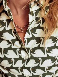 Groen - Boden - Sienna katoenen overhemd