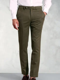 Groen - Brook Taverner Flannel Trousers