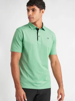 Groen - Calvin Klein Golf Uni poloshirt