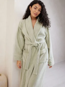 Groen - Chelsea Peers 100% Cotton Towelling Dressing Gown