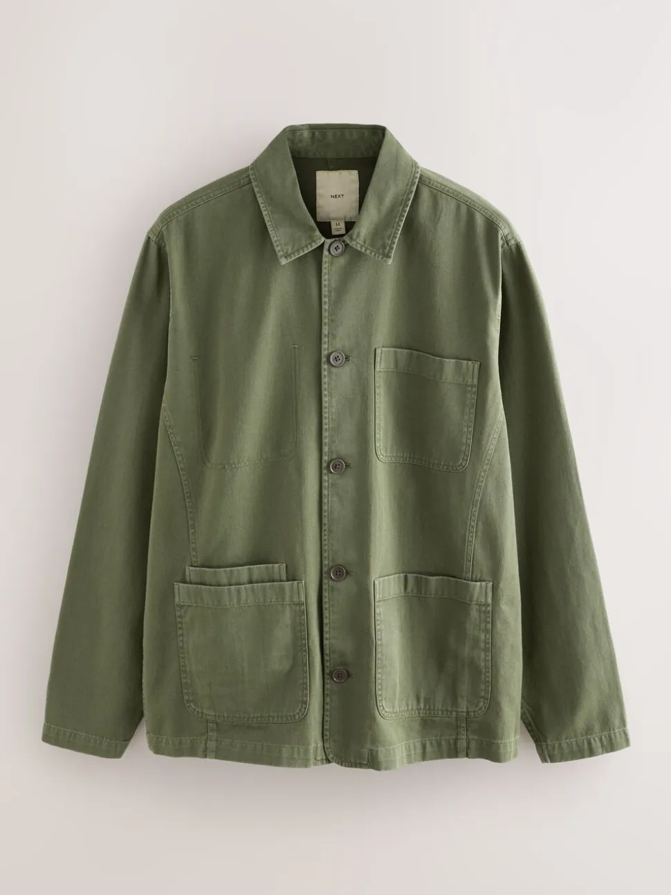 Groen - Chore Twill Shacket Overshirt
