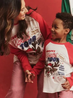 Groen - Cotton On Adult Matching Family Christmas Raglan Long Sleeve Pyjamas Set