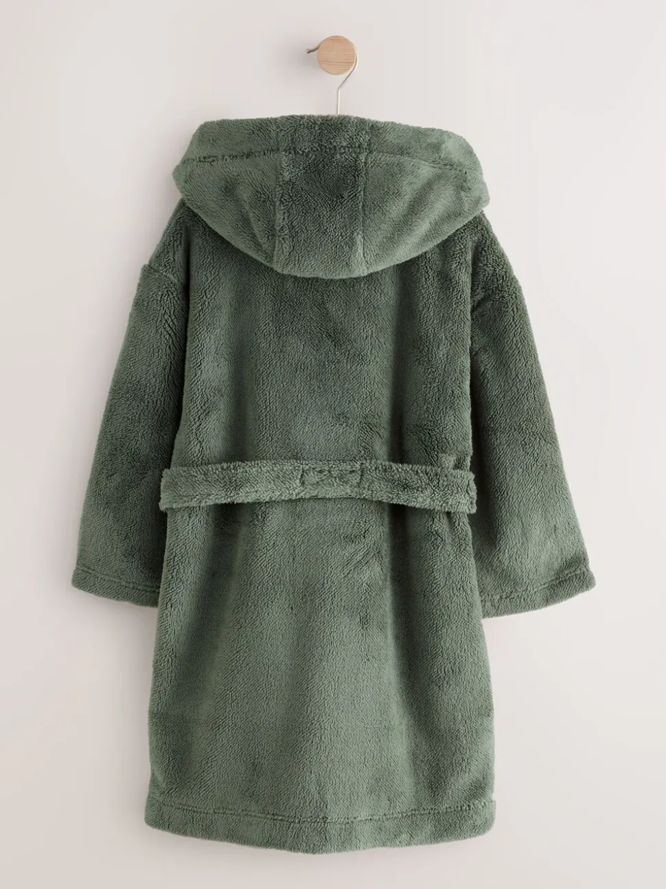 Groen - Fleece badjas (1,5-16jr)