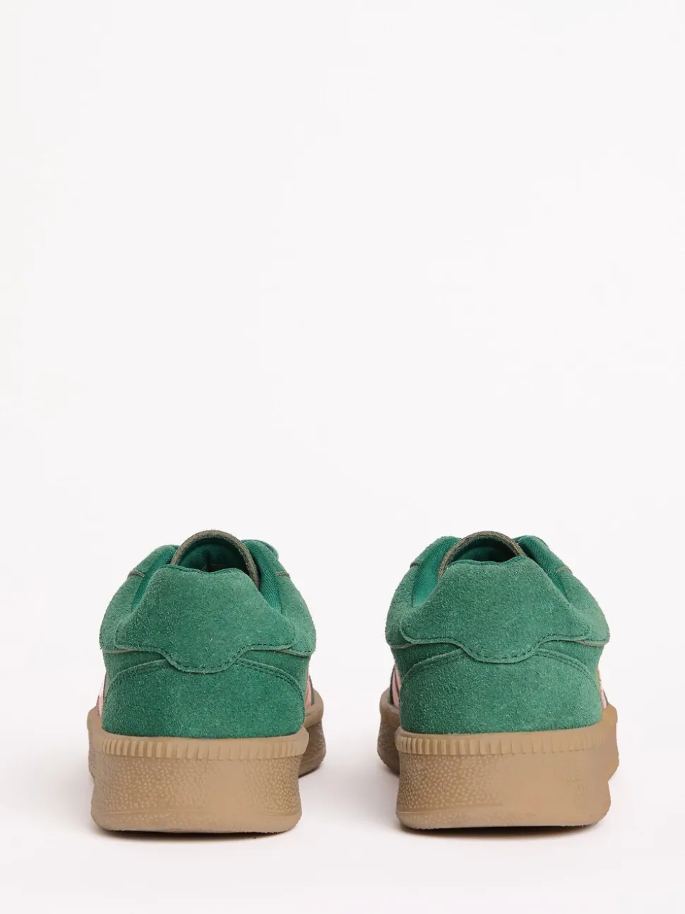 Groen - Friends Like These Lace Up Retro Gumsole Sports Trainers