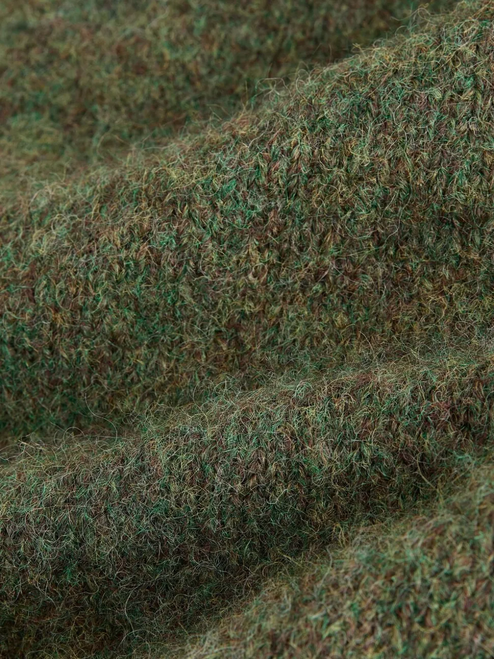Groen - Layered Shirt Poncho