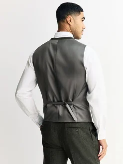 Groen - Merino Wool Blend Suit Waistcoat
