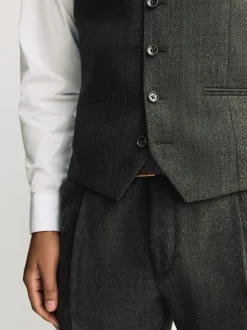 Groen - Merino Wool Blend Suit Waistcoat