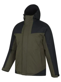 Groen - Mountain Warehouse Mens Ski Jacket and Trouser Set