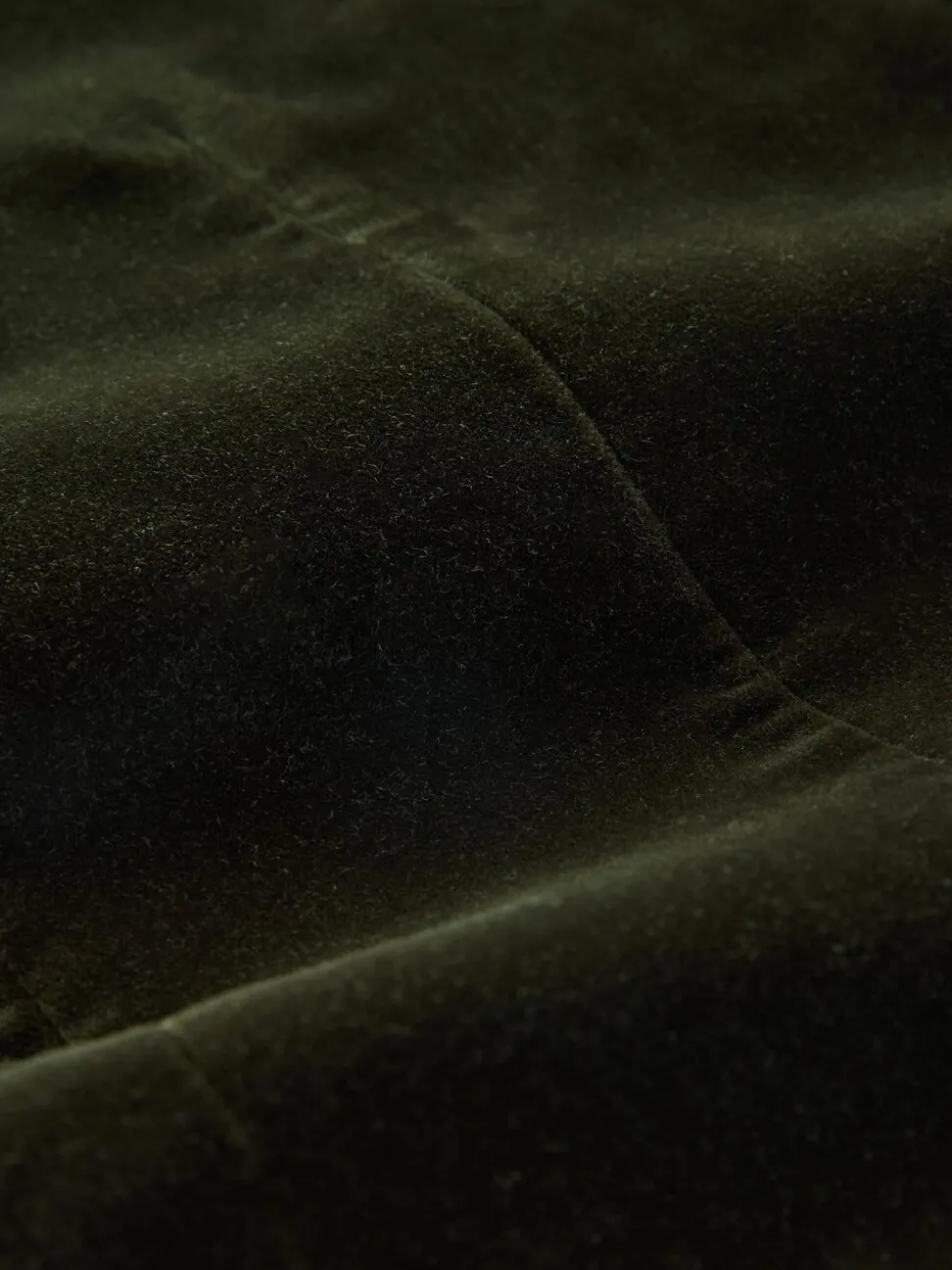 Groen - Normale Pasvorm - Signature Pontoglio Italiaanse fluwelen blazer met sjaalkraag