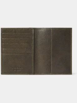 Groen - Osprey London - The Compass leren paspoorthouder