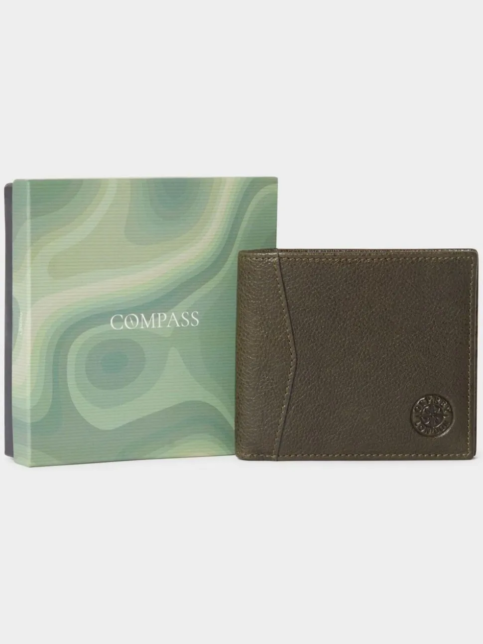 Groen - Osprey London The Compass leren Portemonnee
