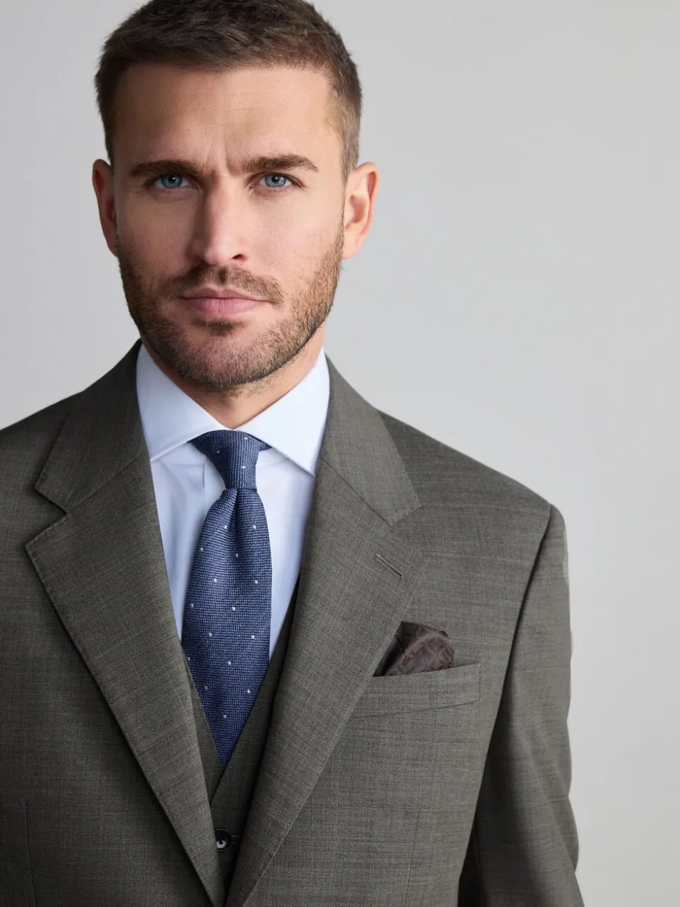 Groen - Regular Fit Signature Nova Fides 100% Italian Wool Suit Jacket