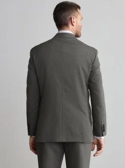 Groen - Regular Fit Signature Nova Fides 100% Italian Wool Suit Jacket