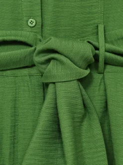 Groen - Reiss Millie strandcover-up speelpakje met ceintuur