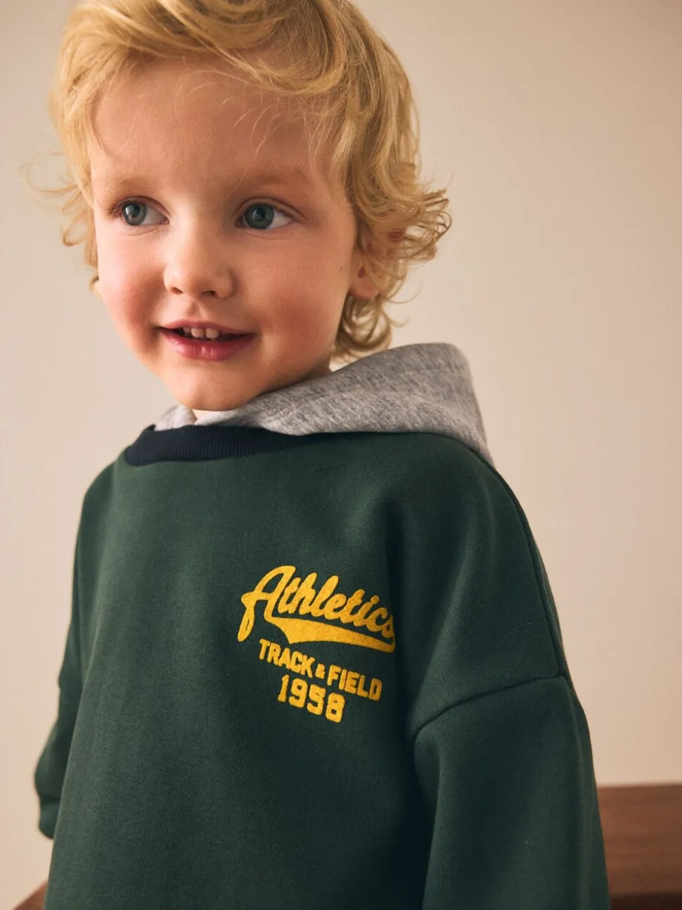 Groen - Set met hoodie en joggingbroek (3mnd -7jr)
