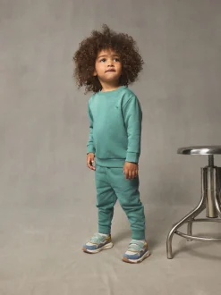 Groen - Set met sweatshirt en joggingbroek (3mnd-7jr)