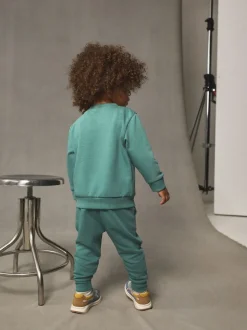 Groen - Set met sweatshirt en joggingbroek (3mnd-7jr)