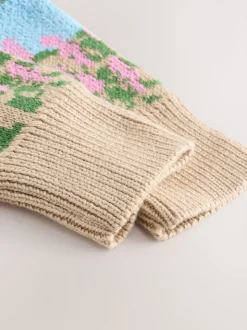 Groen - Sheep Farm Scene Cardigan (3-16yrs)