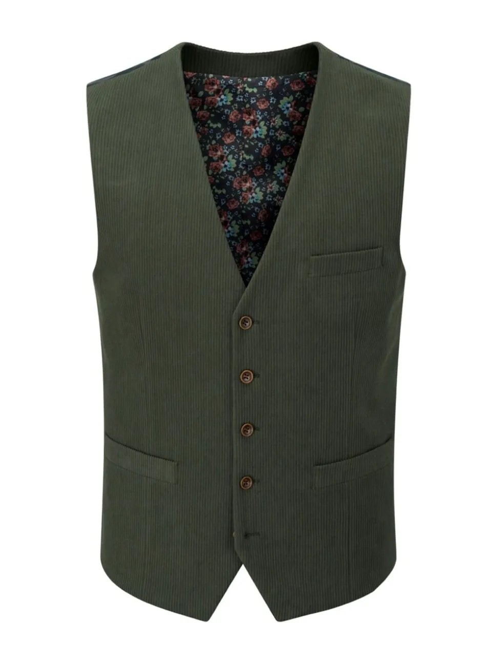 Groen - Skopes Dorsey Suit Corduroy Waistcoat