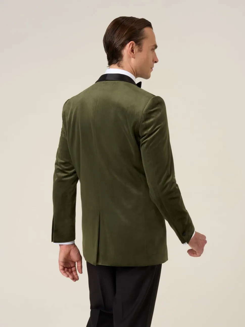 Groen - Skopes Paso Tailored Fit Velvet Jacket
