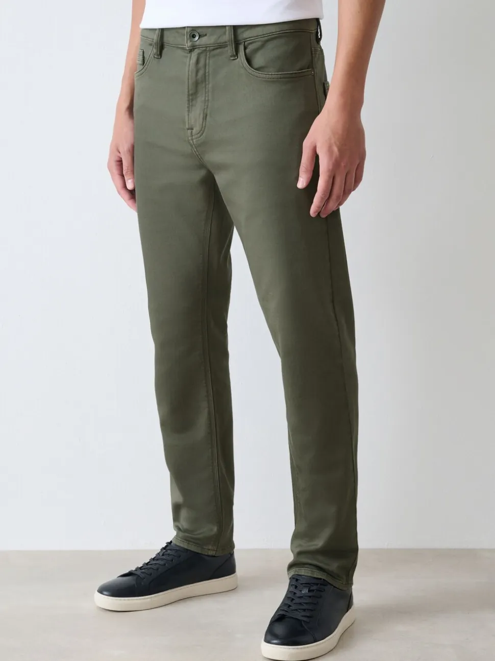 Groen - Slim Fit - Comfortabele stretchjeans