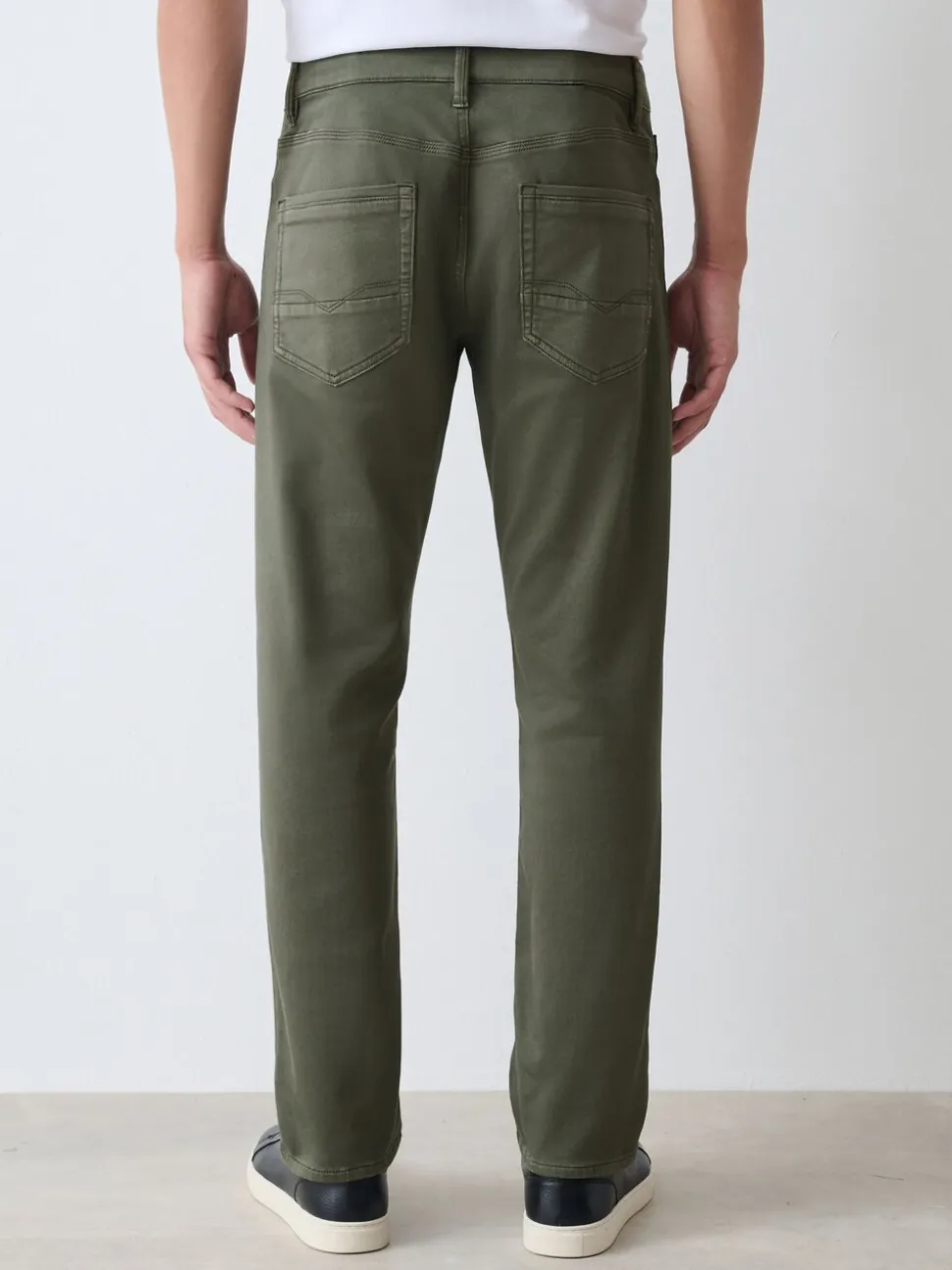 Groen - Slim Fit - Comfortabele stretchjeans