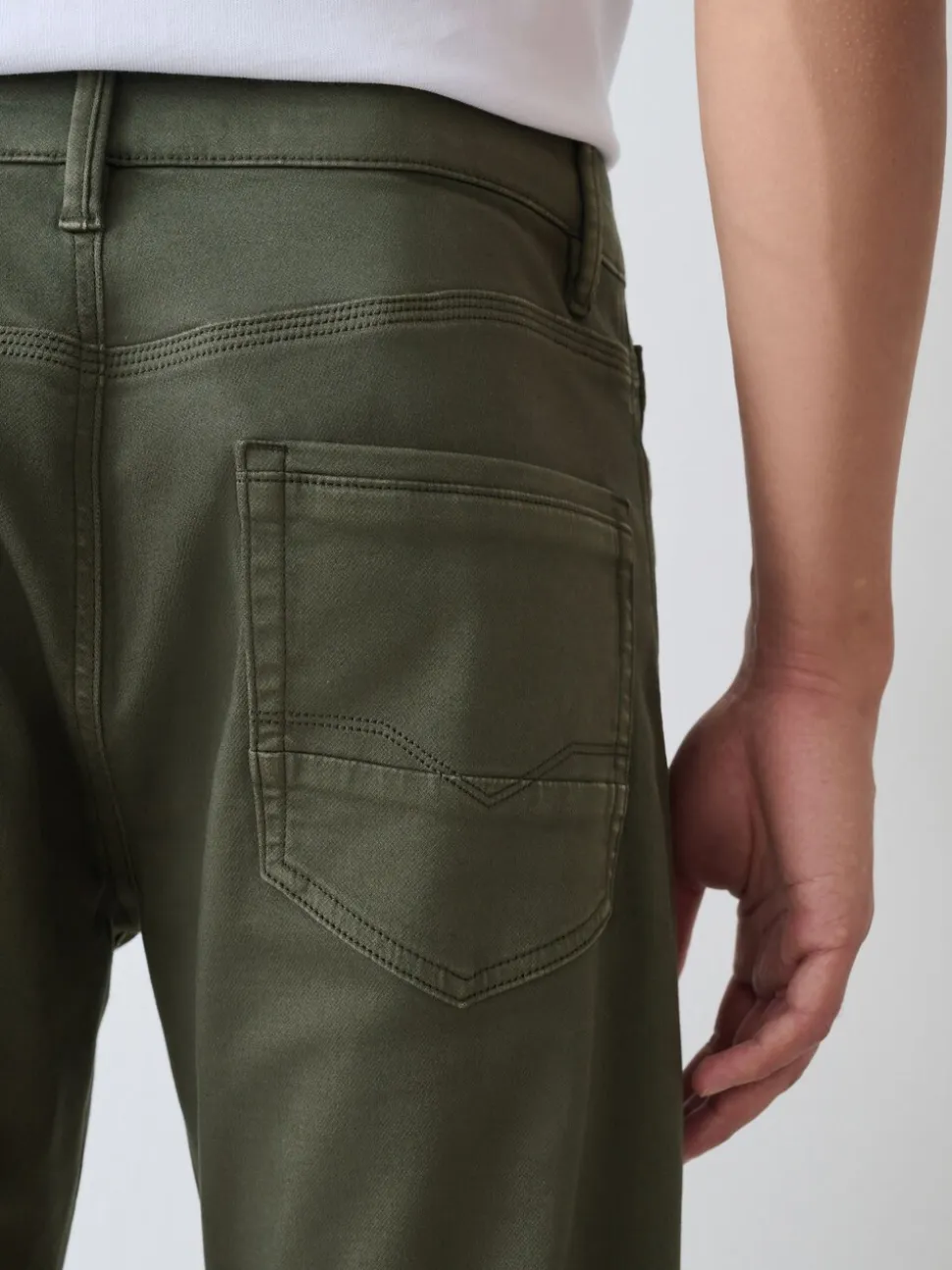 Groen - Slim Fit - Comfortabele stretchjeans