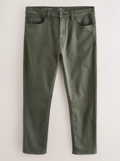 Groen - Slim Fit - Comfortabele stretchjeans