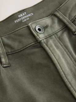 Groen - Slim Fit - Comfortabele stretchjeans