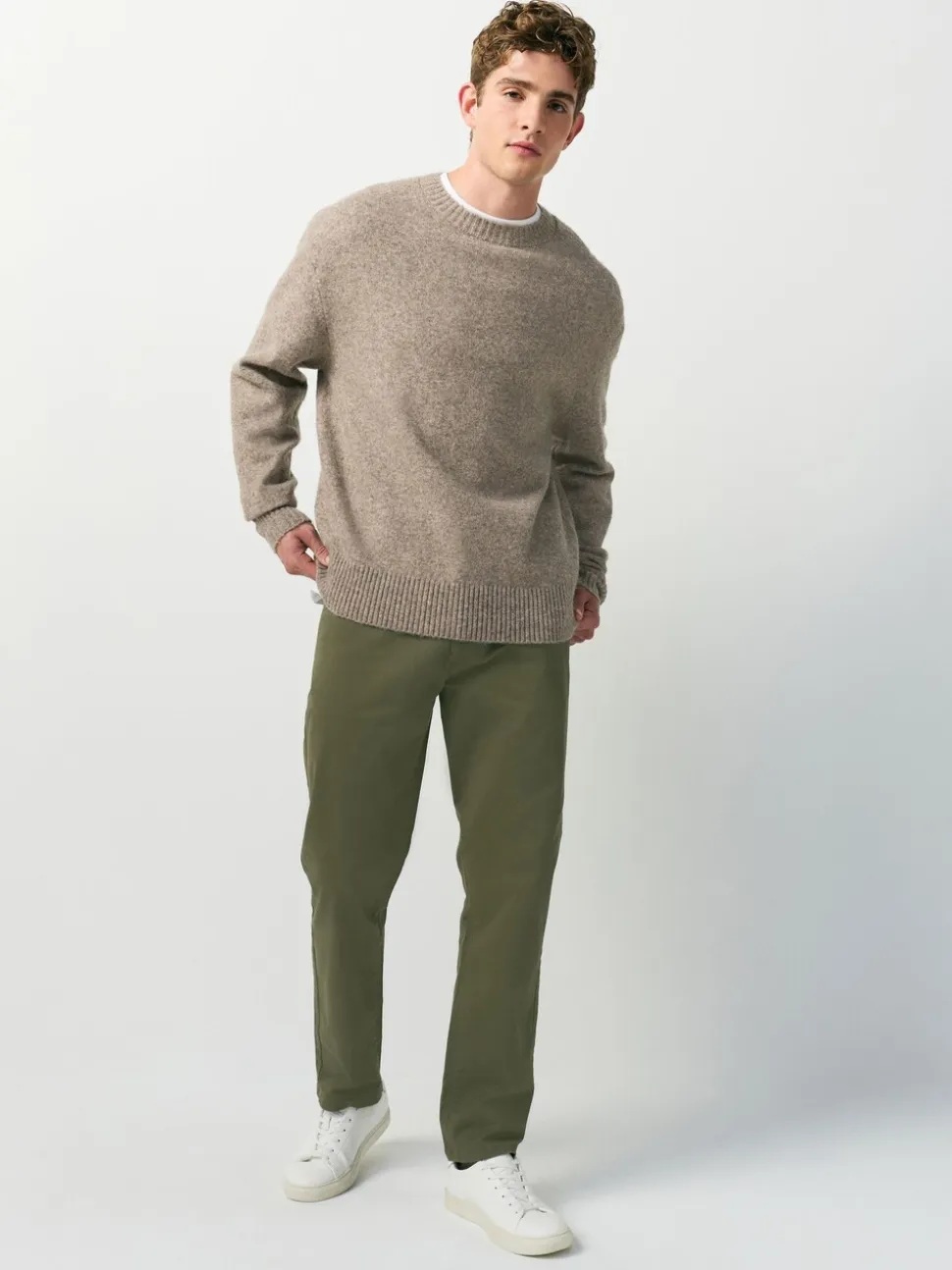 Groen - Slim Fit - Stretchy chino
