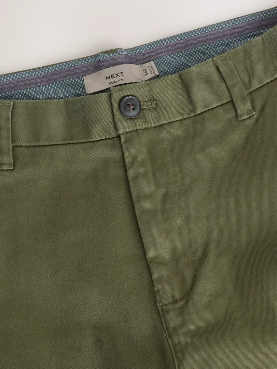 Groen - Slim Fit - Stretchy chino