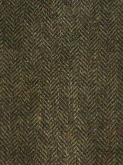Groen - Slim Fit Herringbone Wool Blend Suit Jacket