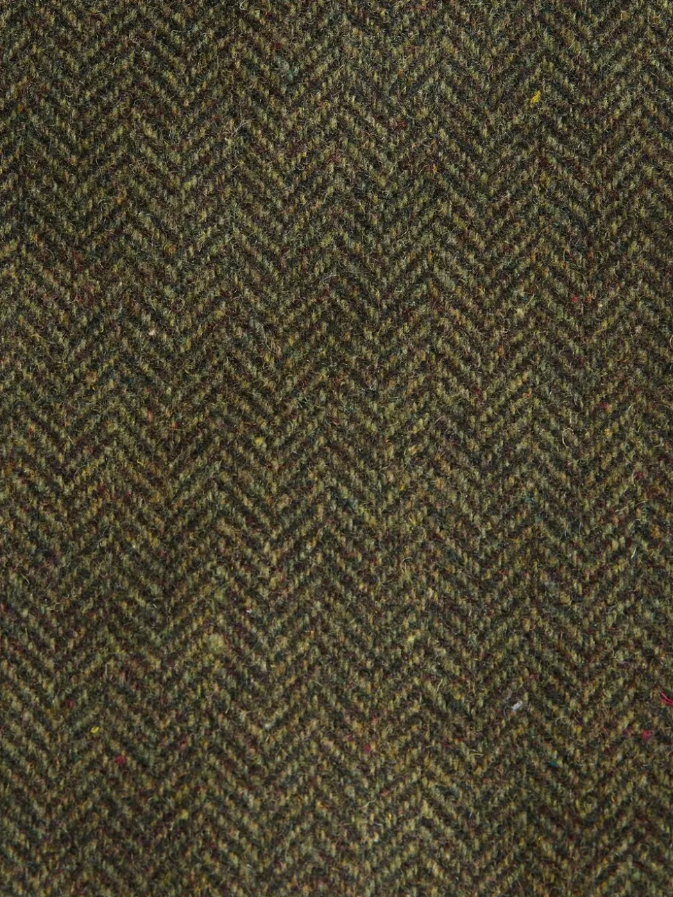 Groen - Slim Fit Herringbone Wool Blend Suit Jacket