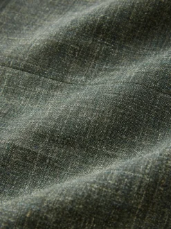 Groen - Slim fit Nova Fides colbert van Italiaanse linnenmix stof