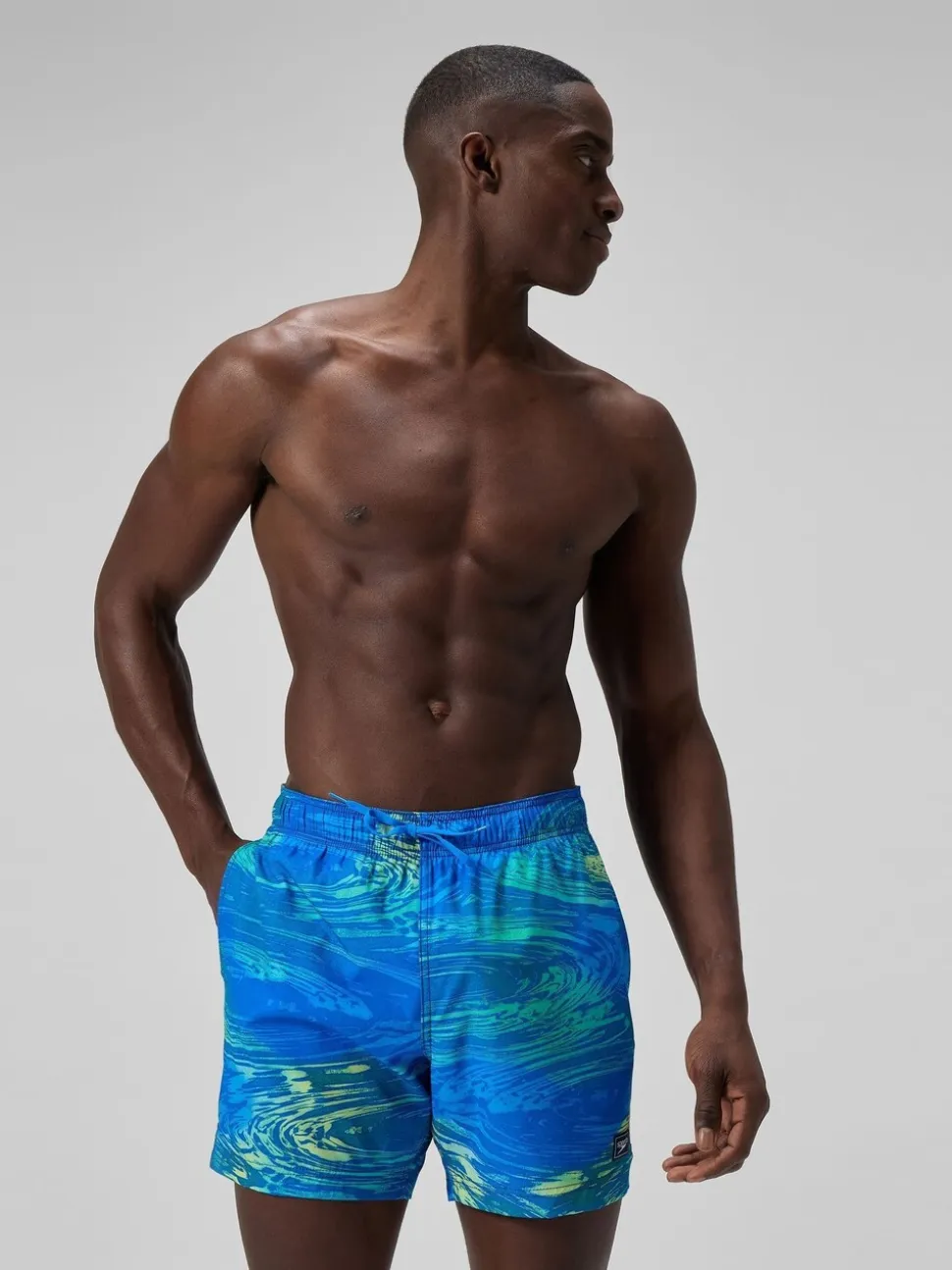 Groen - Speedo print Redondo Edge volleyshorts met print 16"