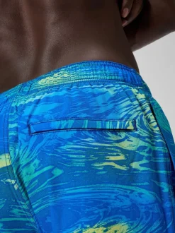 Groen - Speedo print Redondo Edge volleyshorts met print 16